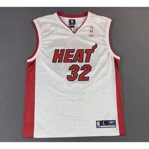 Vintage Y2K NBA Reebok Miami Heat #32 Shaquille Oneal Basketball Jersey Rare